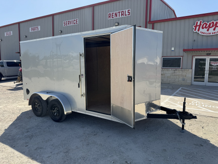 New 2026 Compass 7'x14' Enclosed Cargo Trailer - Indigo DLX