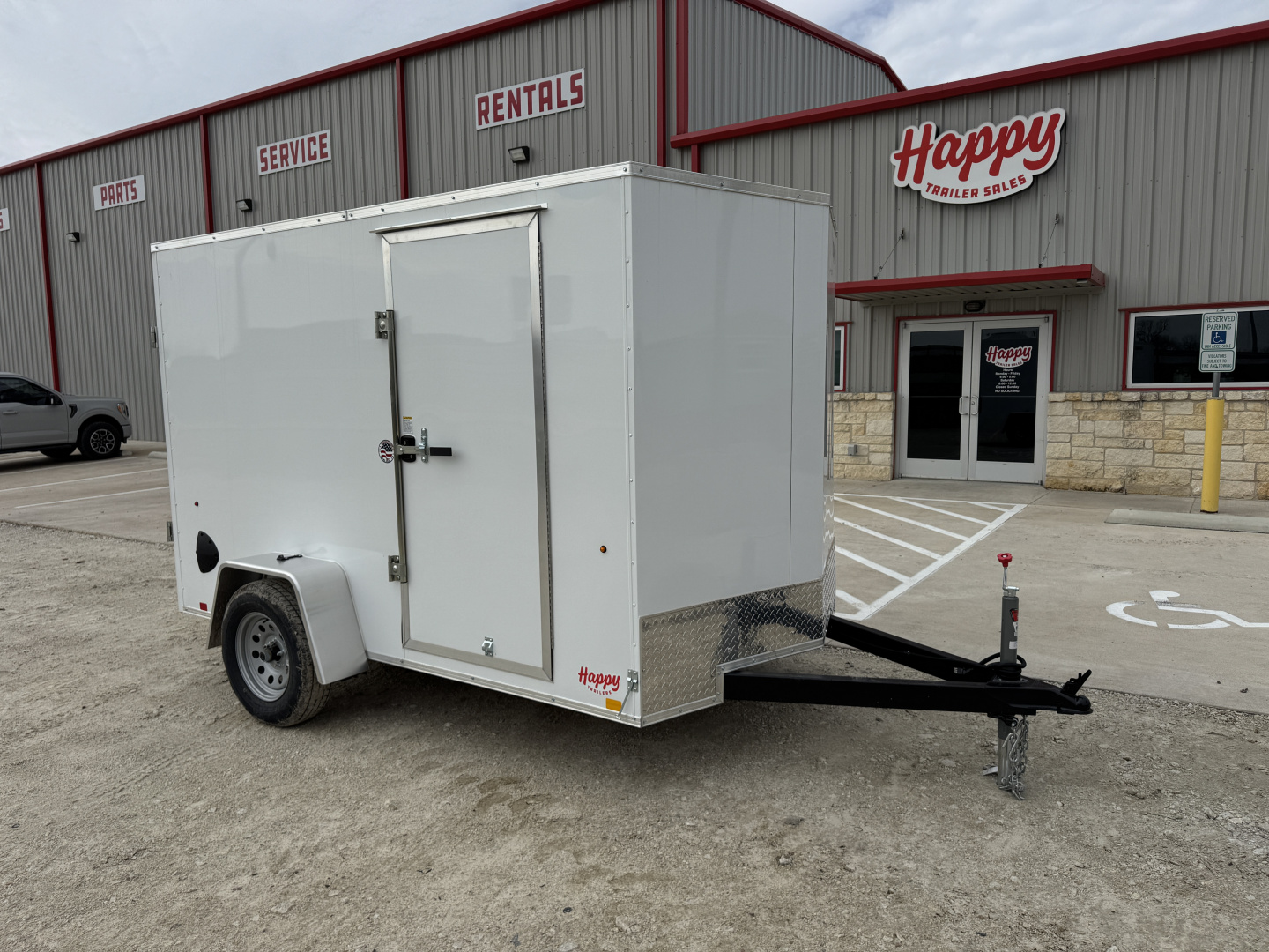 New 2026 Compass 6'x10' Enclosed Cargo Trailer - Indigo DLX