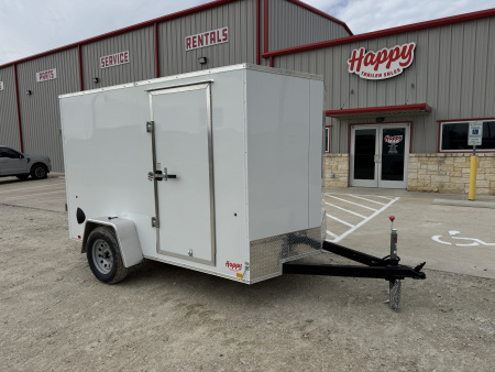 New 2026 Compass 6'x10' Enclosed Cargo Trailer - Indigo DLX