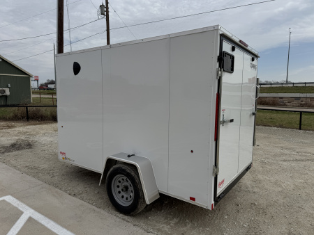 New 2026 Compass 6'x10' Enclosed Cargo Trailer - Indigo DLX