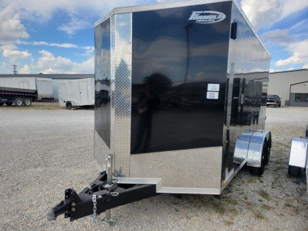 New 2026 Formula Trailers 7x14 Traverse Flat Top V-Nose 7K Cargo / Enclosed Trailer
