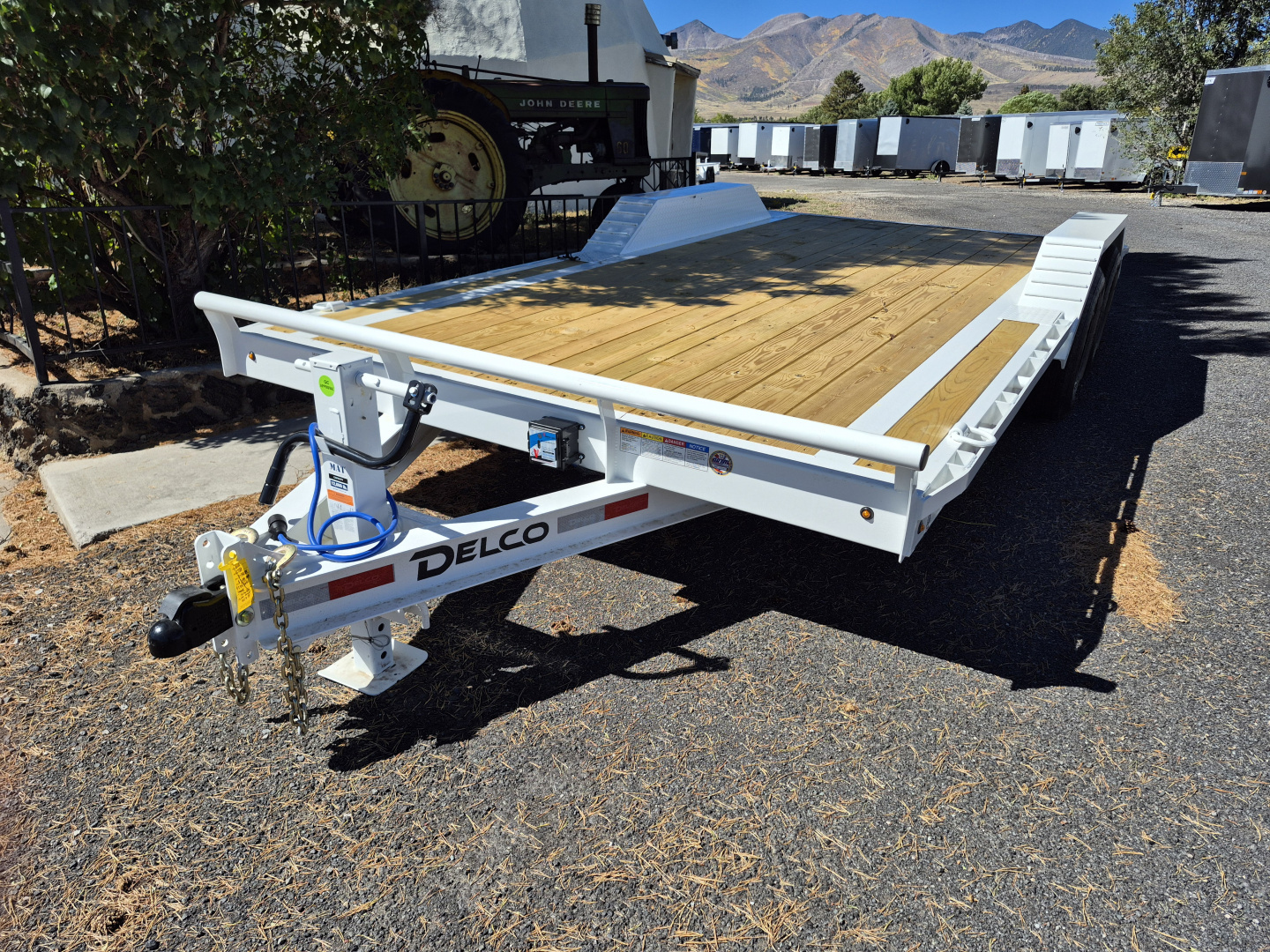 New 2026 Delco Tandem Axle Car Hauler/14,000 GVWR/102"x18'
