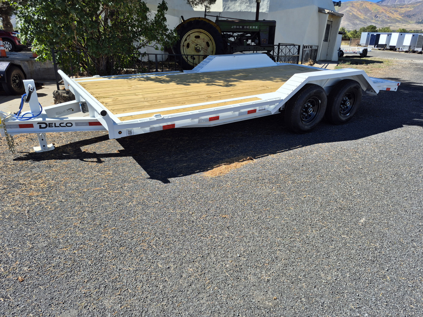 New 2026 Delco Tandem Axle Car Hauler/14,000 GVWR/102"x18'