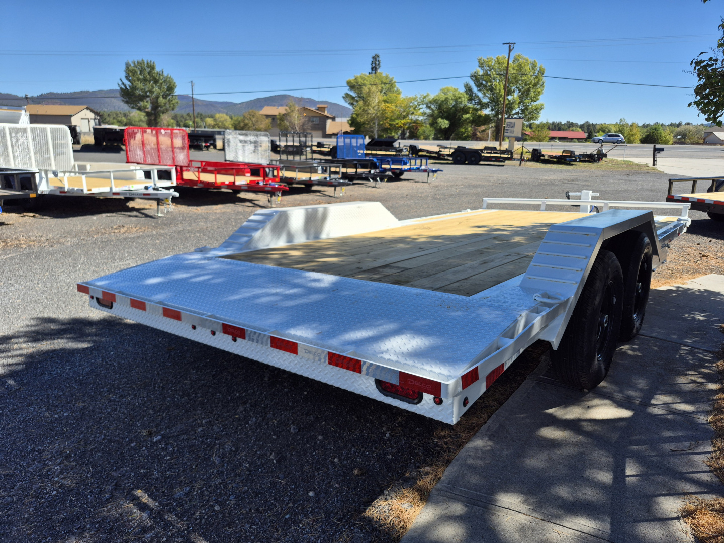 New 2026 Delco Tandem Axle Car Hauler/14,000 GVWR/102"x18'