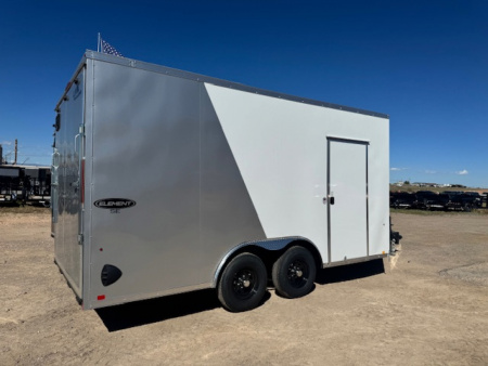 New 2026 Look Trailers Snowmobile Trailer ELEMENT - 8.5X21-- WITH RAMP IN V-NOSE