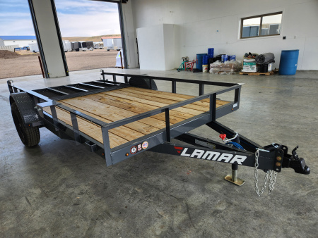 New 2026 Lamar 12'Utility Trailer 3K