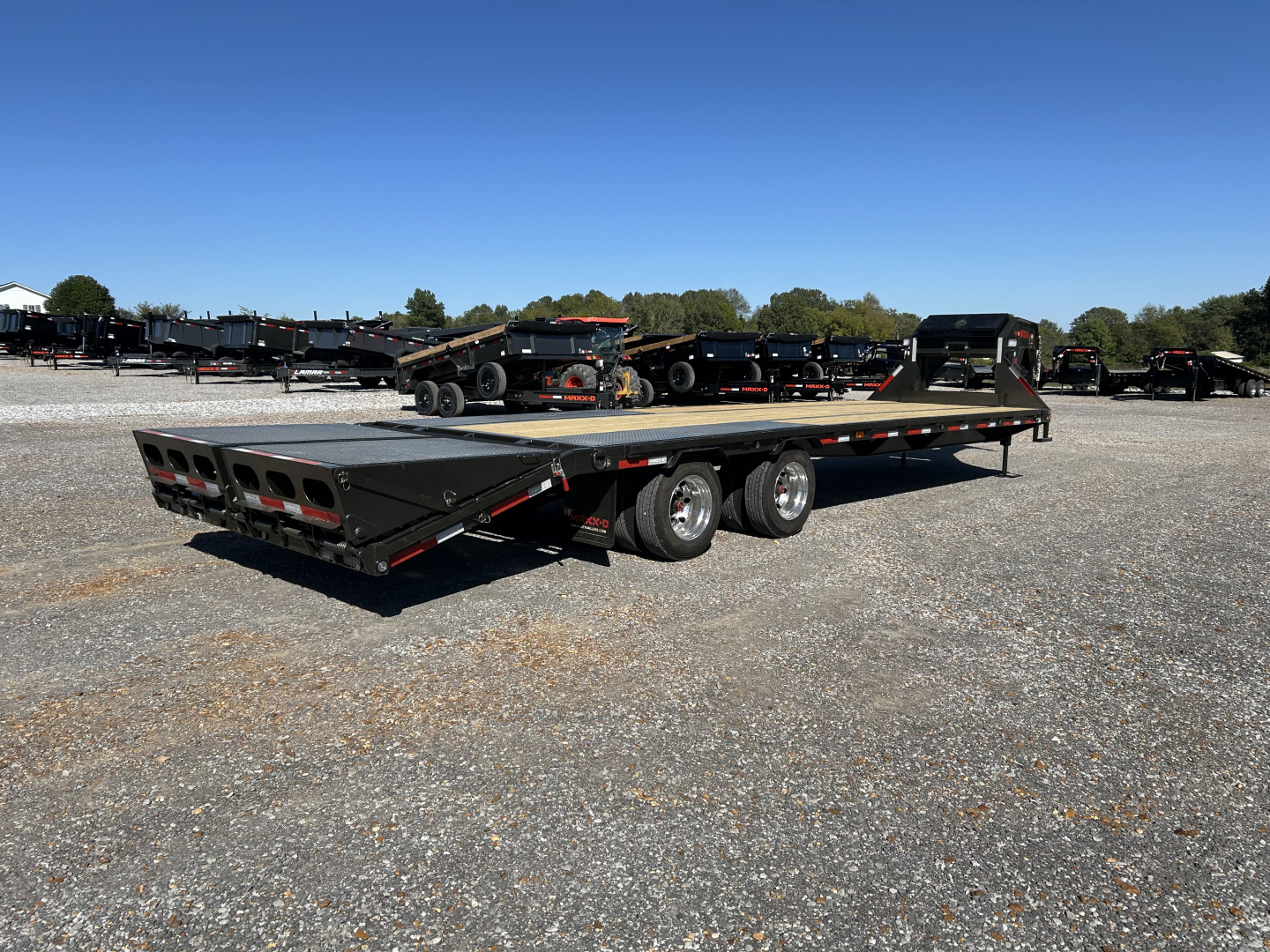 New 2026 MAXXD Gooseneck Flatbed Trailer | 102" x 30' 30K GVWR