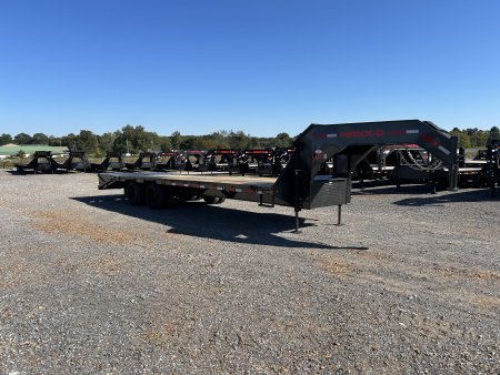 New 2026 MAXXD Gooseneck Flatbed Trailer | 102" x 28' 30K GVWR