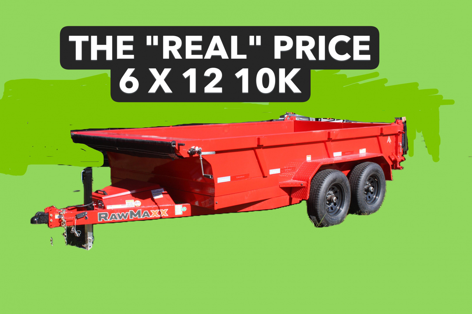 New 2026 RawMaxx MDX Dump Trailer
