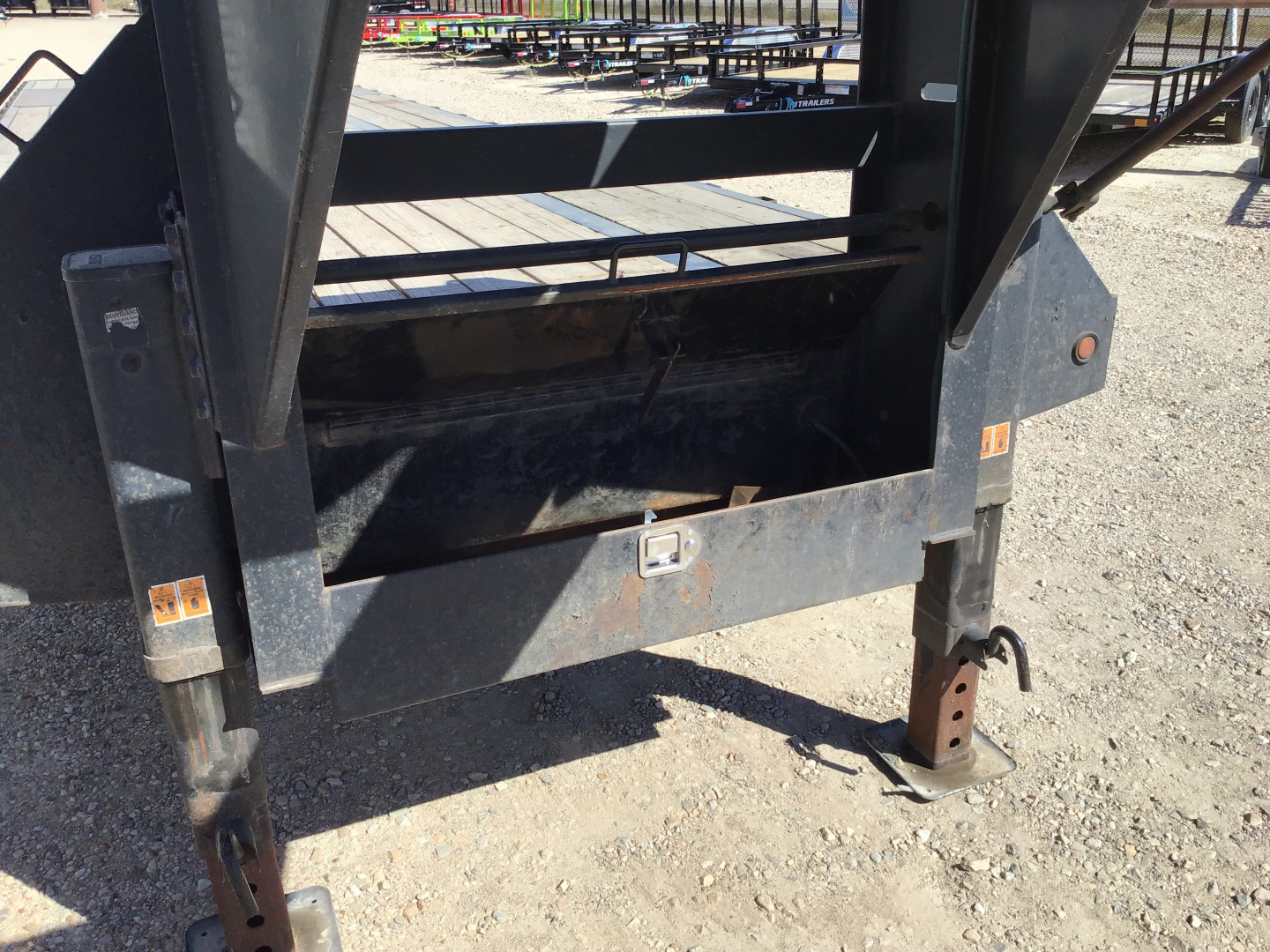 Used 2021 Big Tex 102"x40' GN Flatbed w/ Monster Ramps