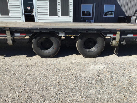 Used 2021 Big Tex 102"x40' GN Flatbed w/ Monster Ramps