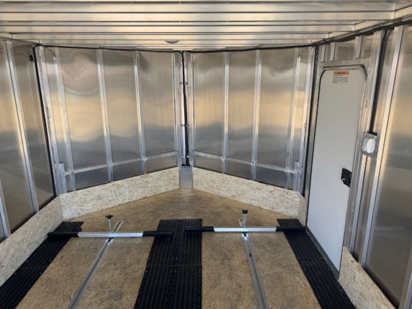 New 2026 Triton Trailers Snowmobile Trailer TC128 3.0_ 8X12 ENCLOSED w/spare
