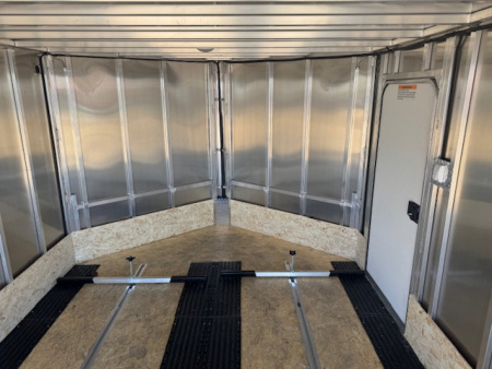 New 2026 Triton Trailers Snowmobile Trailer TC128 3.0_ 8X12 ENCLOSED w/spare
