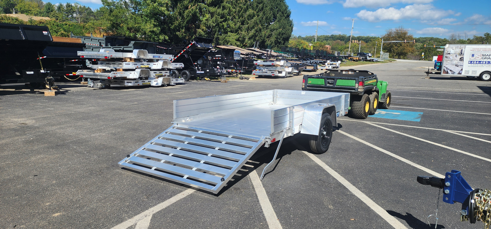 New 5' 3 x 10 Aluma 6310 Utility Trailer 2k