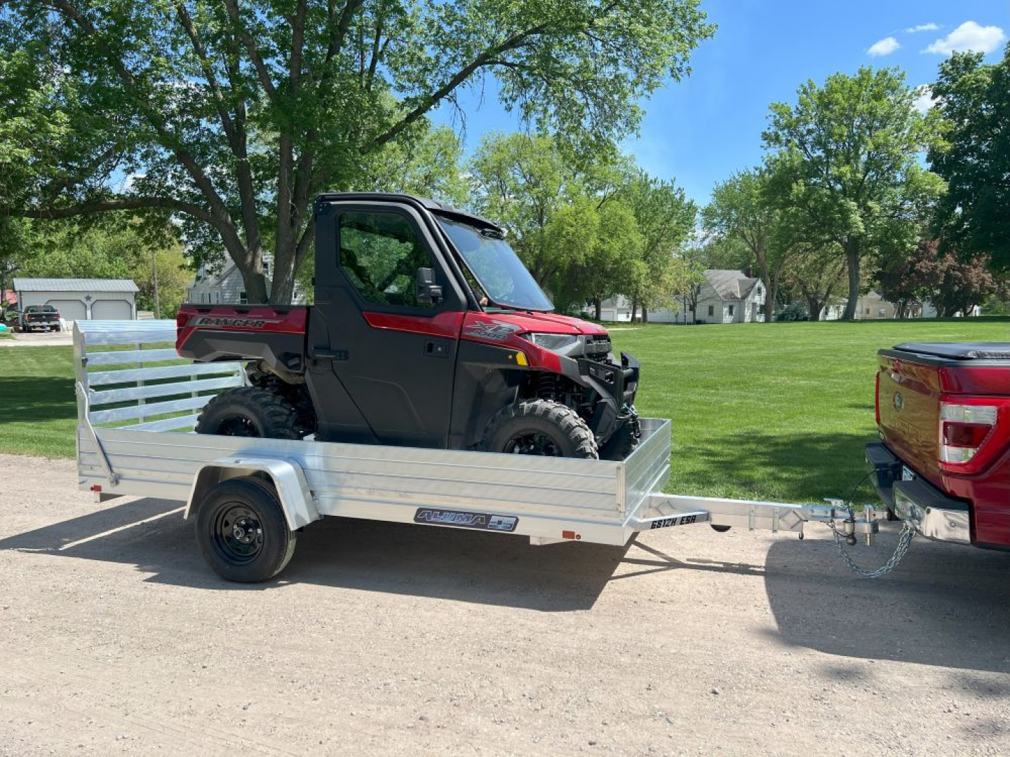 New 5' 8" x 12' Aluma 6812H Aluminum Utility Trailer 3k