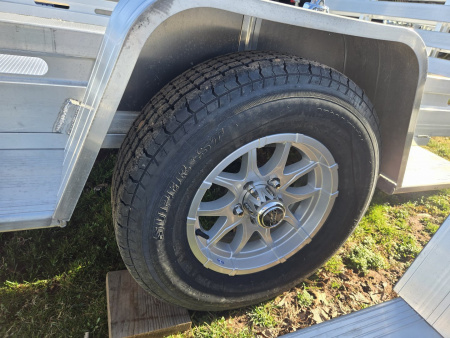 New 6.5' x 12' ALUMA 7712H Aluminum Utility Trailer 3k