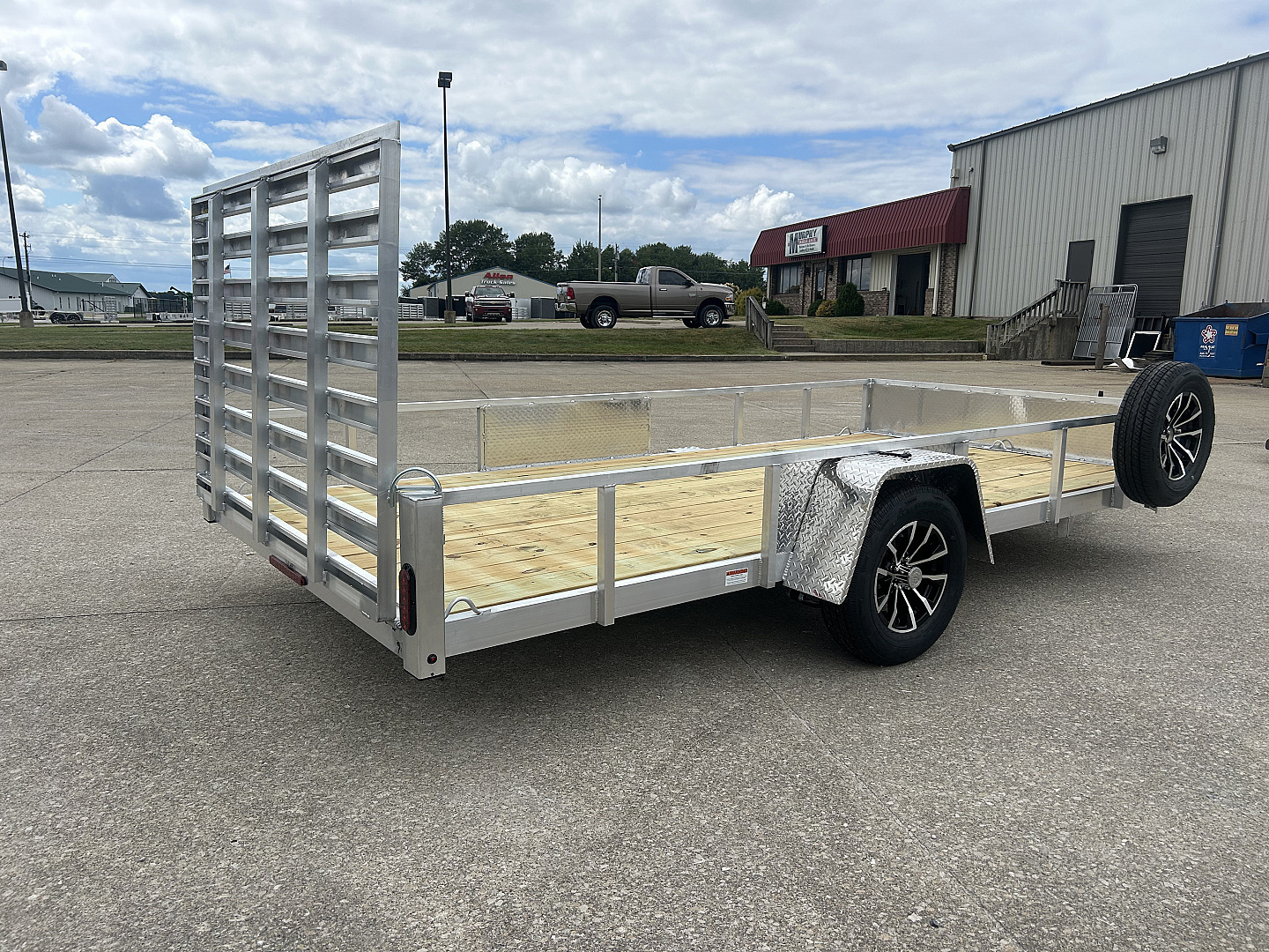 New 2026 QUALITY STEEL AND ALUMINUM 82"x14' Aluminum Utility Trailer
