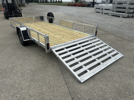 New 2026 QUALITY STEEL AND ALUMINUM 82"x14' Aluminum Utility Trailer
