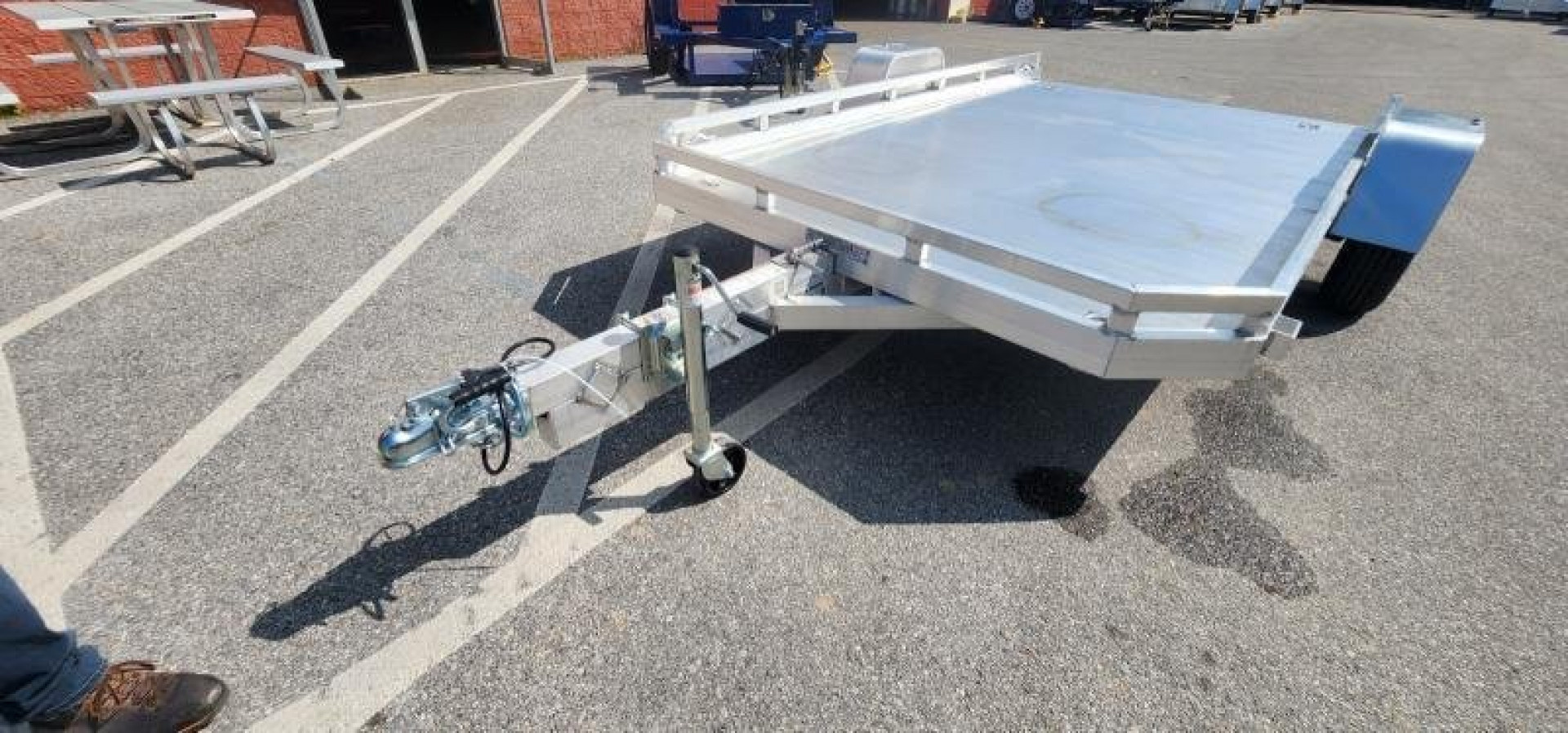 New 6.5' x 12' ALUMA 7712H TILT BED Aluminum Utility Trailer 3k