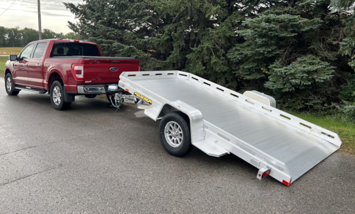 New 6.5' x 12' ALUMA 7712H TILT BED Aluminum Utility Trailer 3k***SALE
