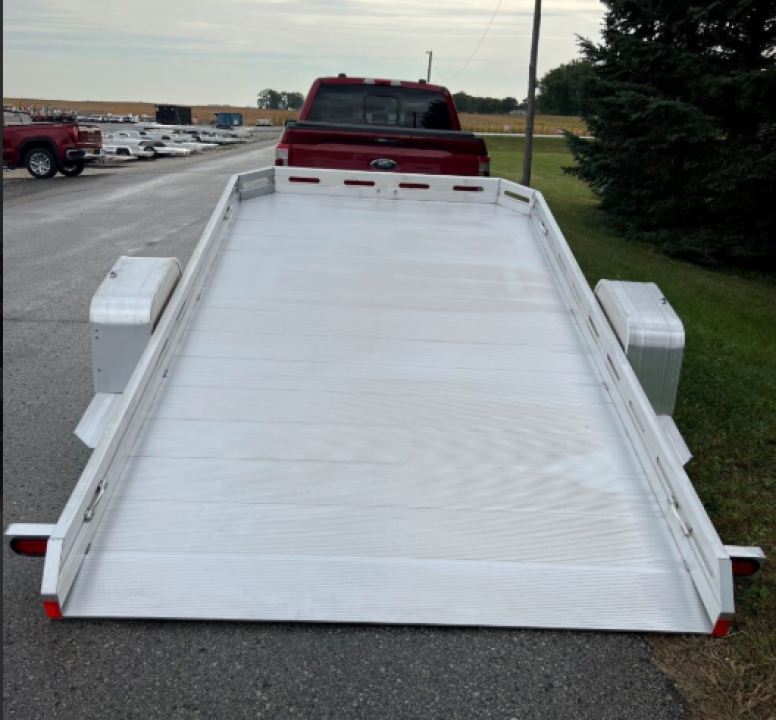 New 6.5' x 12' ALUMA 7712H TILT BED Aluminum Utility Trailer 3k***SALE