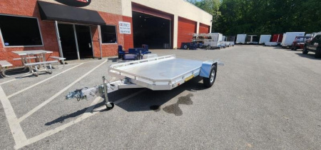 New 6.5' x 12' ALUMA 7712H TILT BED Aluminum Utility Trailer 3k