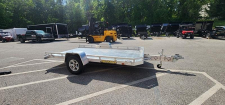 New 6.5' x 12' ALUMA 7712H TILT BED Aluminum Utility Trailer 3k