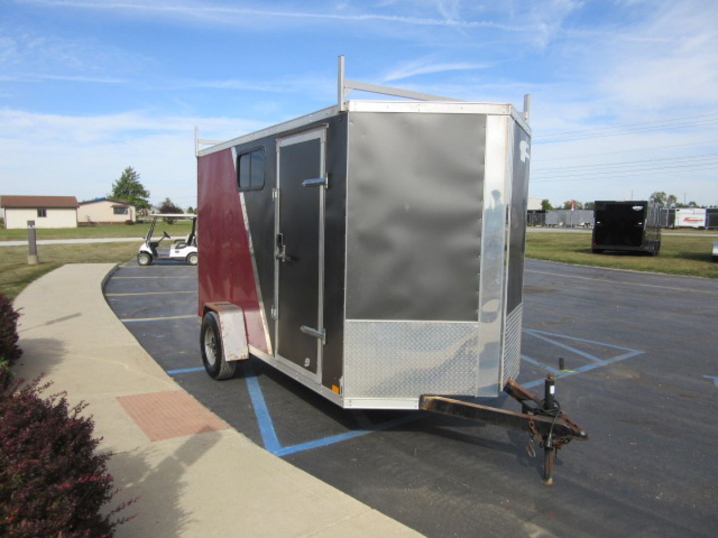 Used 2016 Cross Trailers 6 x 12 612SA-ALPHA Cargo / Enclosed Trailer 5K / 6-inch Additional Height / E-Track (Wall Mounted)