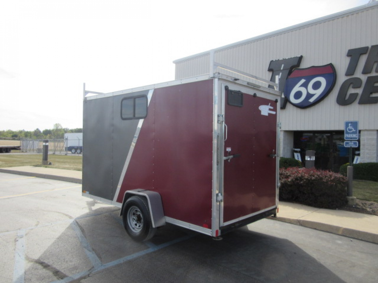 Used 2016 Cross Trailers 6 x 12 612SA-ALPHA Cargo / Enclosed Trailer 5K / 6-inch Additional Height / E-Track (Wall Mounted)