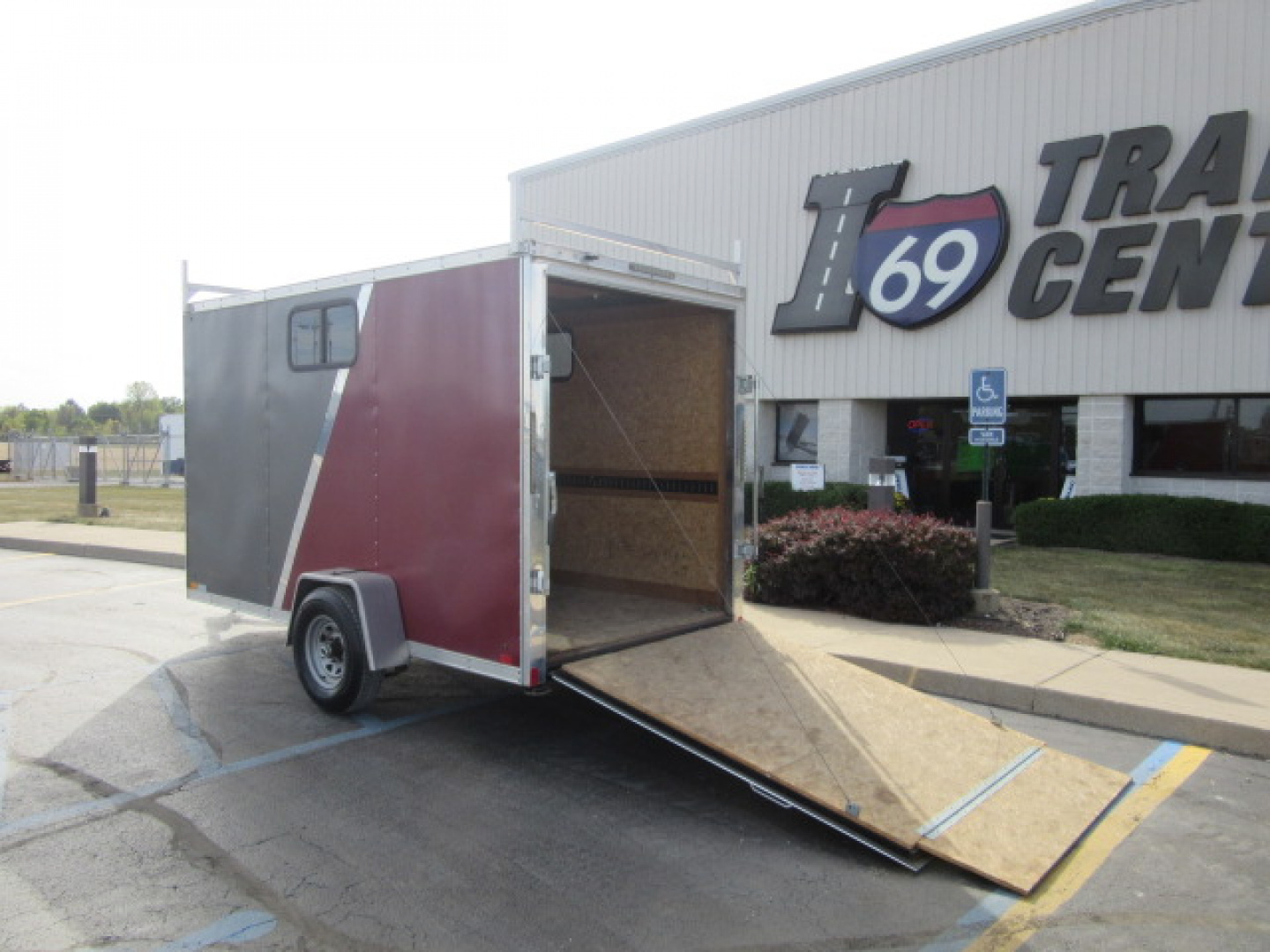 Used 2016 Cross Trailers 6 x 12 612SA-ALPHA Cargo / Enclosed Trailer 5K / 6-inch Additional Height / E-Track (Wall Mounted)