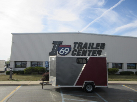 Used 2016 Cross Trailers 6 x 12 612SA-ALPHA Cargo / Enclosed Trailer 5K / 6-inch Additional Height / E-Track (Wall Mounted)