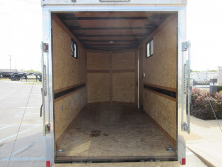 Used 2016 Cross Trailers 6 x 12 612SA-ALPHA Cargo / Enclosed Trailer 5K / 6-inch Additional Height / E-Track (Wall Mounted)