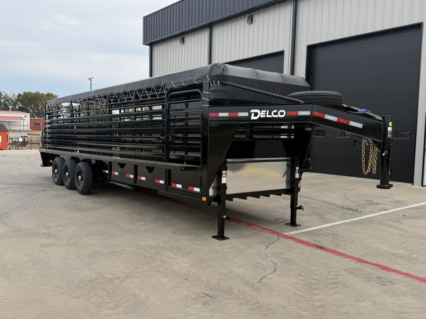 New 2026 Delco Trailers B828 Stock / Stock Combo Trailer 42546