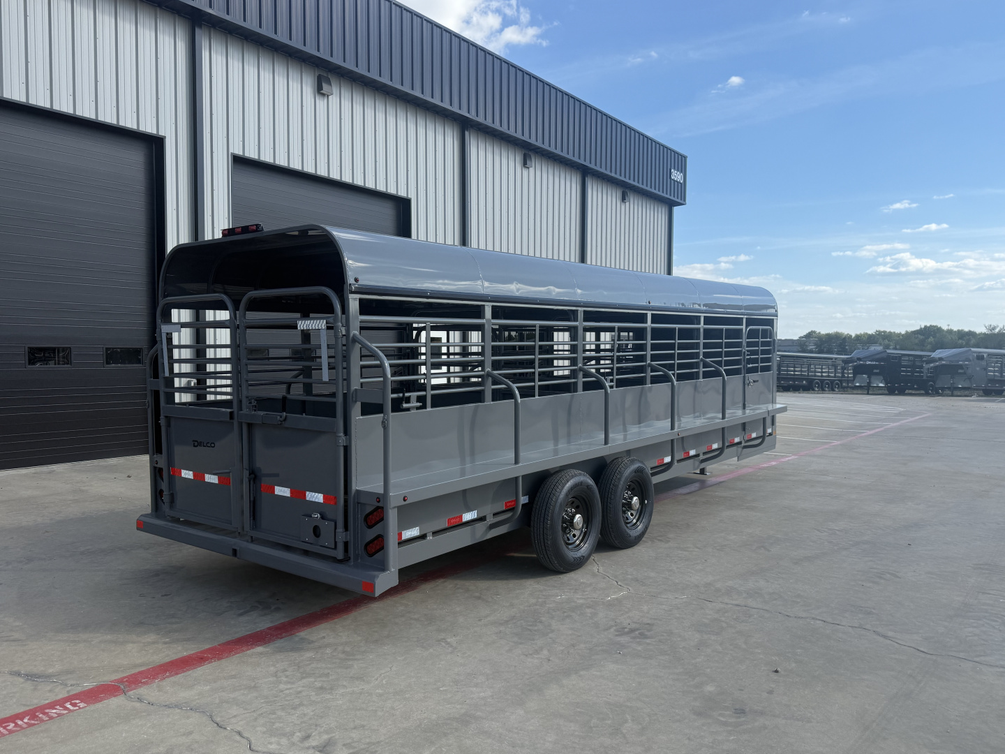 New 2026 Delco Trailers P824 Stock / Stock Combo Trailer 42139