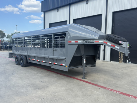 New 2026 Delco Trailers P824 Stock / Stock Combo Trailer 42139