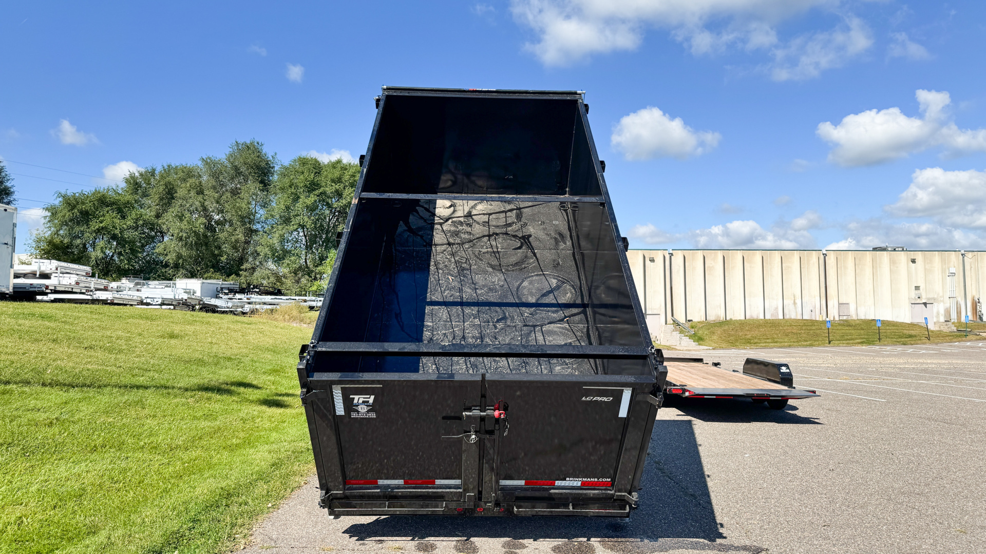 New 2025 Top Hat 7X14 Heavy Duty Dump Trailer