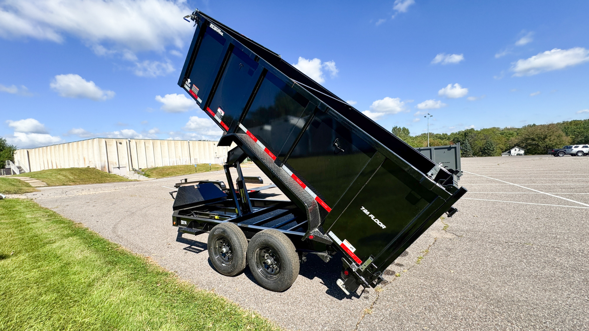 New 2025 Top Hat 7X14 Heavy Duty Dump Trailer