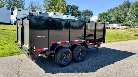 New 2025 Top Hat 7X14 Heavy Duty Dump Trailer
