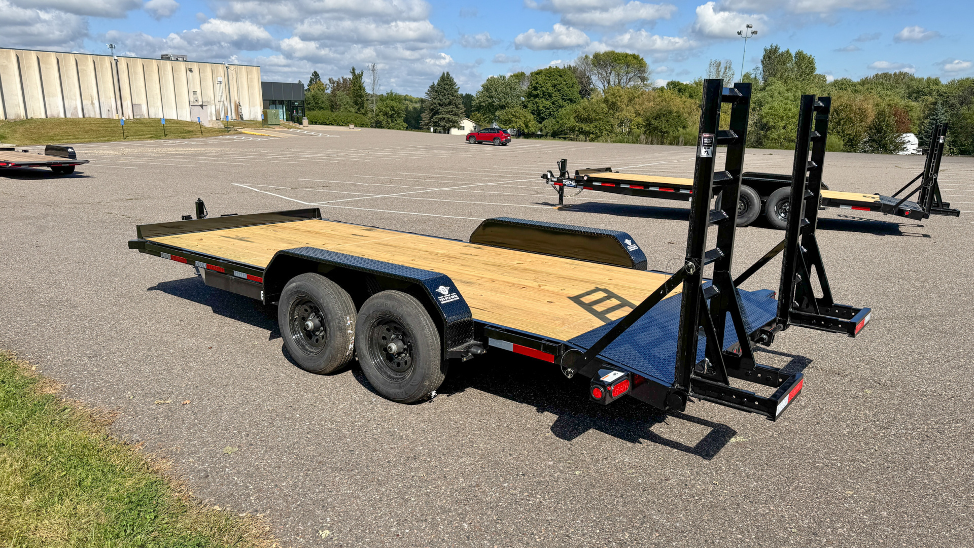 New 2026 Top Hat Utility Trailer 83x18 Equipment Trailer!