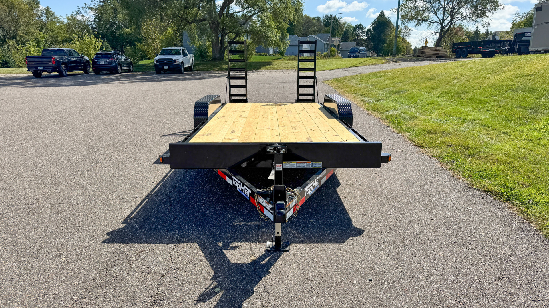 New 2026 Top Hat Utility Trailer 83x18 Equipment Trailer!