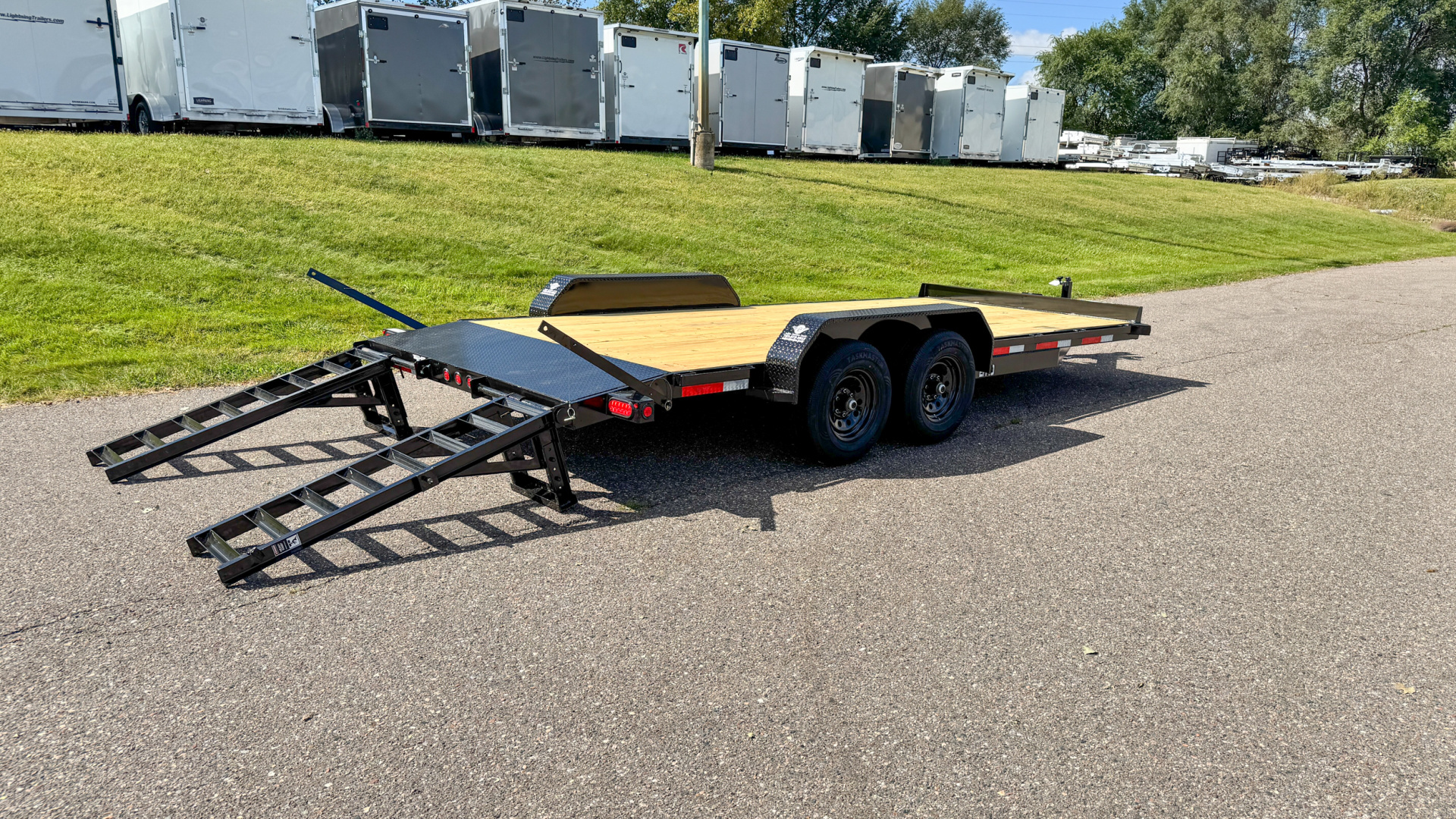 New 2026 Top Hat Utility Trailer 83x18 Equipment Trailer!