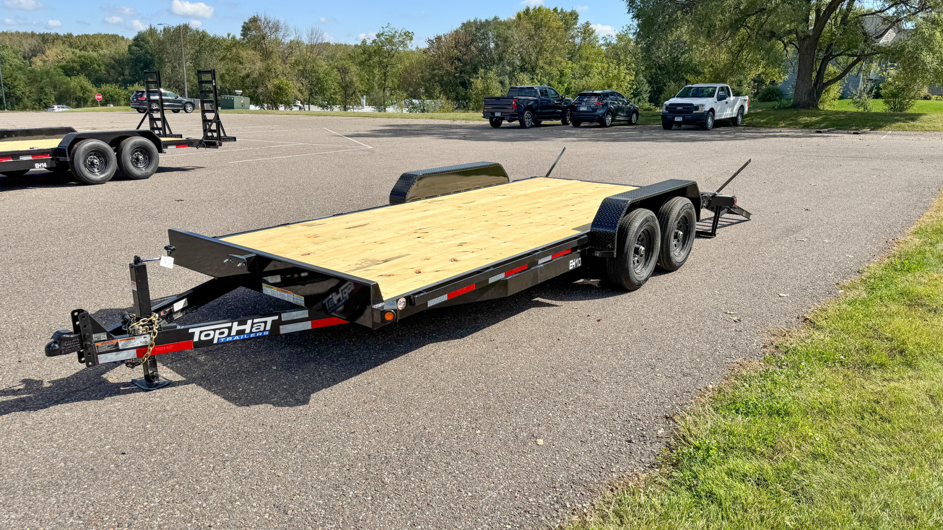 New 2026 Top Hat Utility Trailer 83x18 Equipment Trailer!