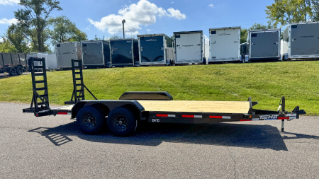 New 2026 Top Hat Utility Trailer 83x18 Equipment Trailer!