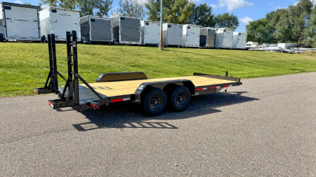 New 2026 Top Hat Utility Trailer 83x18 Equipment Trailer!