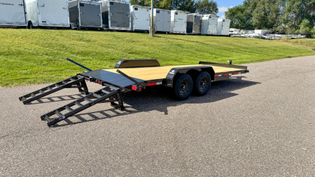 New 2026 Top Hat Utility Trailer 83x18 Equipment Trailer!
