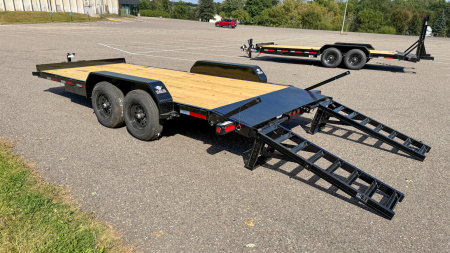 New 2026 Top Hat Utility Trailer 83x18 Equipment Trailer!