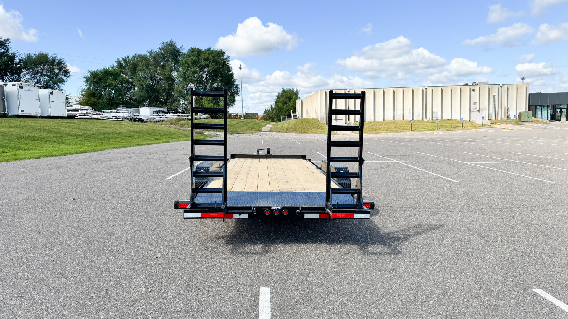 New 2026 Top Hat Utility Trailer 83x20 Equipment Trailer!