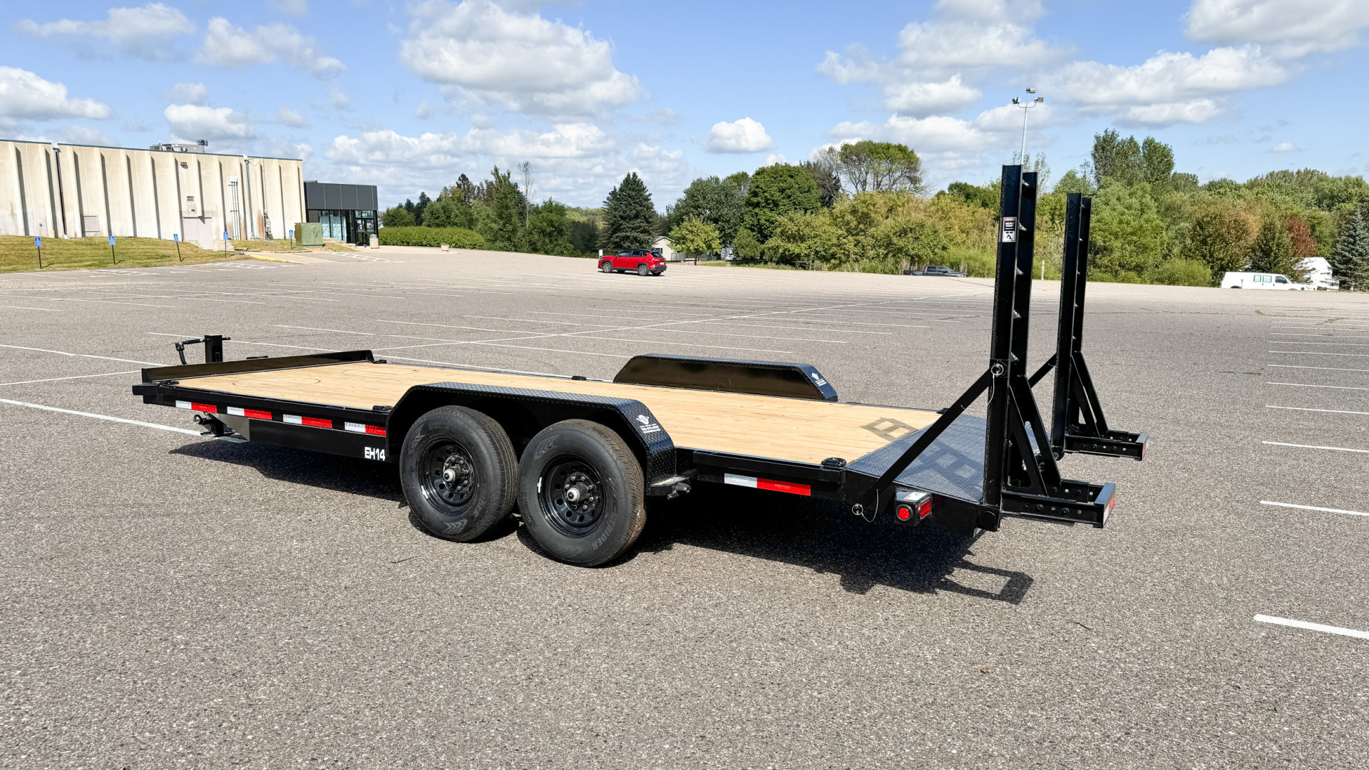 New 2026 Top Hat Utility Trailer 83x20 Equipment Trailer!