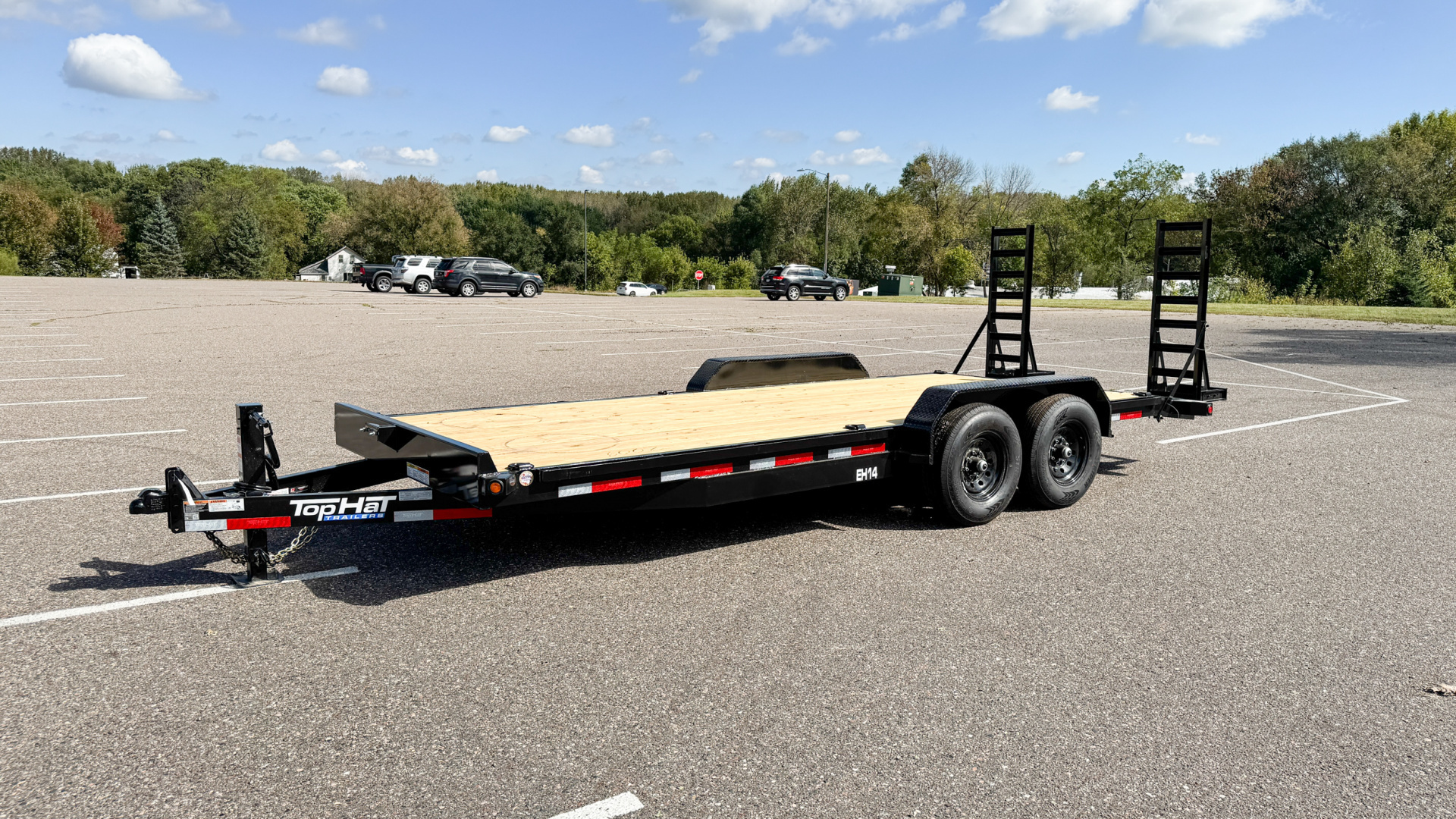 New 2026 Top Hat Utility Trailer 83x20 Equipment Trailer!
