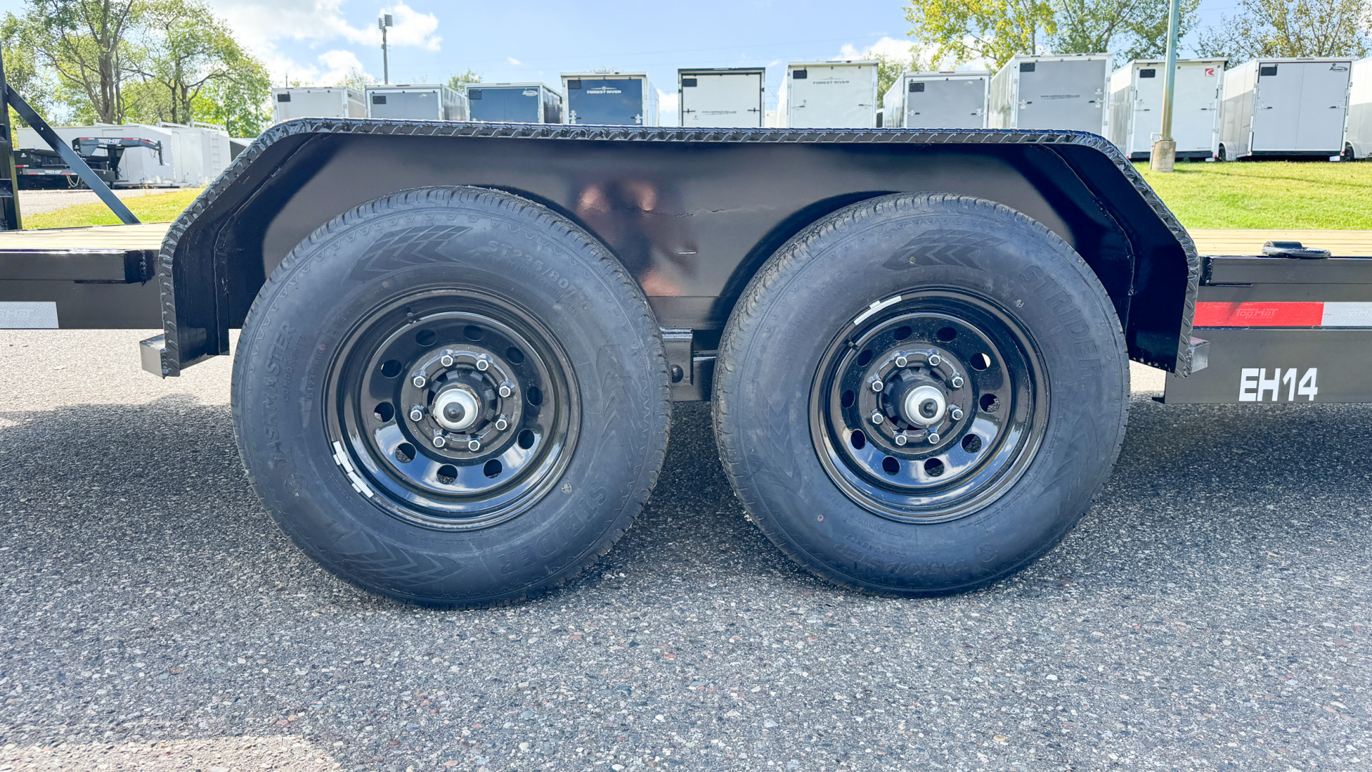 New 2026 Top Hat Utility Trailer 83x20 Equipment Trailer!